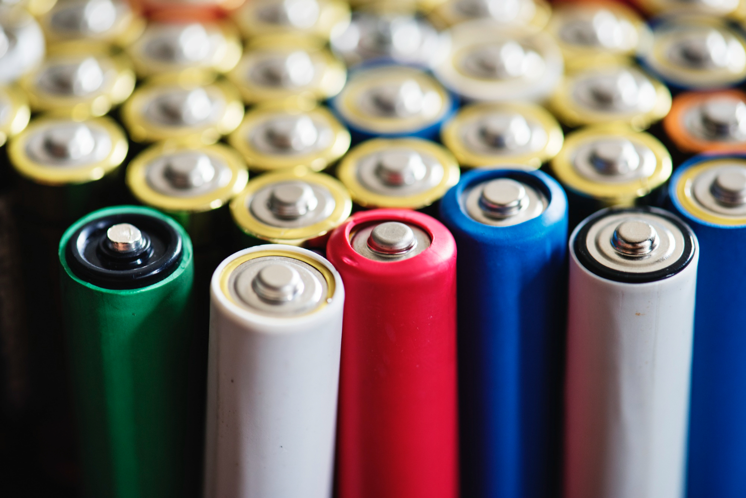 Elektrisch accupack op werktafel